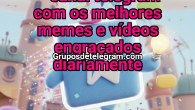 Telegram Group: Memes do Brasil – Canal Telegram com os Melhores Memes e Vídeos Engraçados Diariamente - Click to join