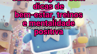 Telegram Group: Vida Saudável – Canal Telegram com Dicas de Bem-Estar, Treinos e Mentalidade Positiva - Click to join